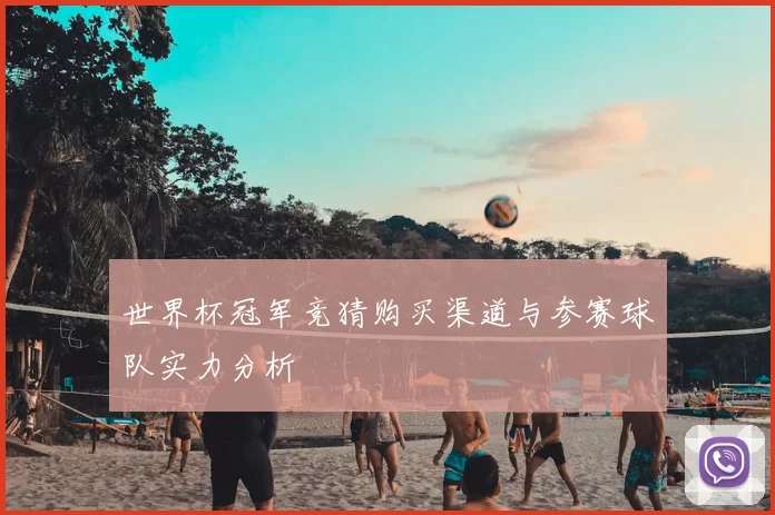 世界杯冠军竞猜购买渠道与参赛球队实力分析